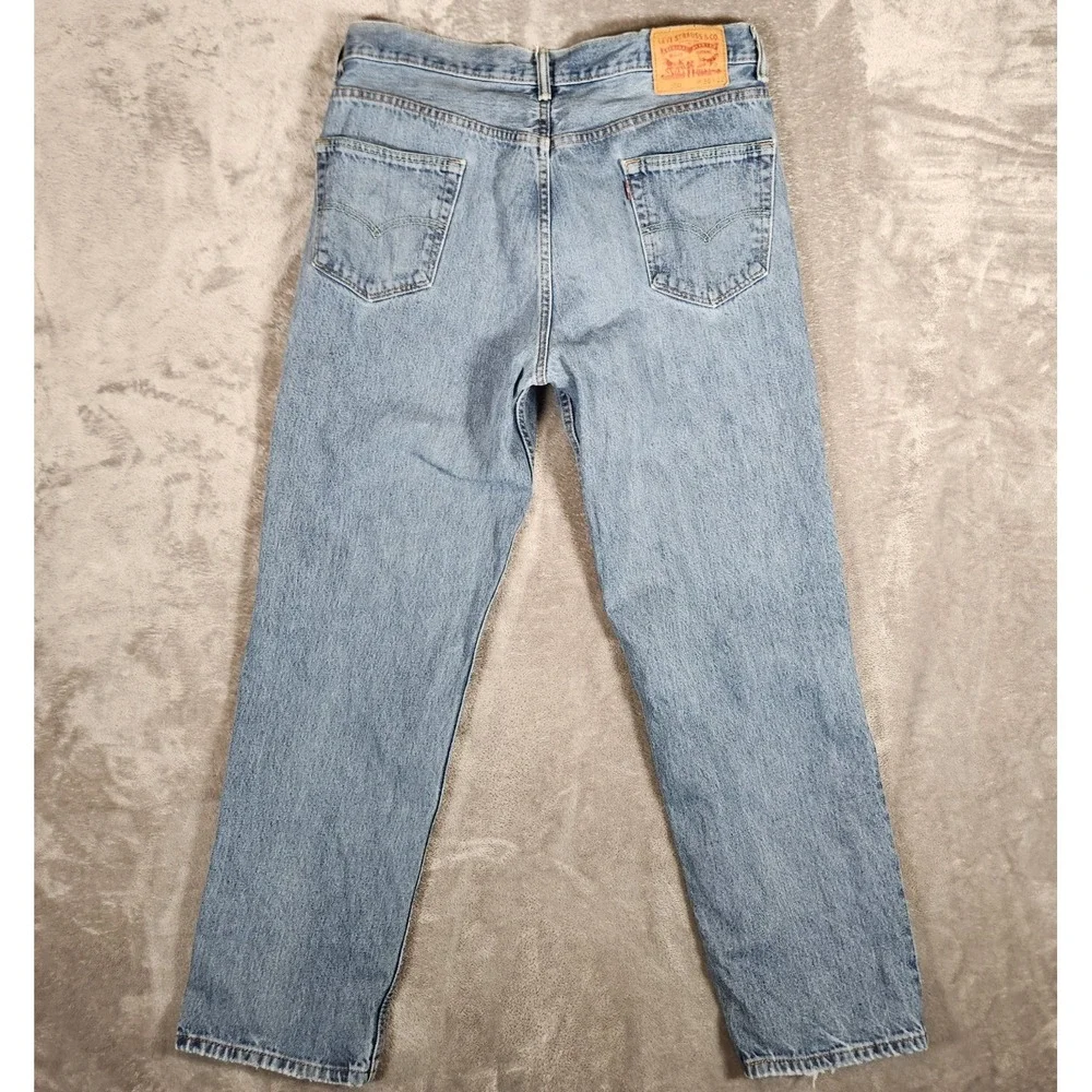 Levi's‎ 550 Jeans Men's 36X31 (Tag 36X32) Straight Relaxed Denim Blue